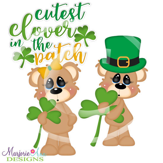 Norman & Nyla-Cutest Clover SVG Cutting Files Includes Clipart - Click Image to Close